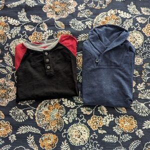 Old navy and Cat and Jack Long Sleeve shirts